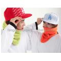 100 polyester scarf outdoor sports polar fleece knitted neck warmer